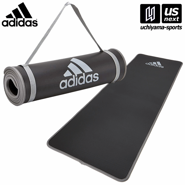 楽天US-NEXTアディダス 【 adidas 】 フィットネス トレーニングマット TRAINING MAT 【 ADMT12235GR ストレッチ トレーニング フィットネス ヨガマット 宅トレ 健康 】【あす楽対応】【メール便不可】[自社倉庫]