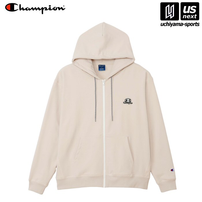 チャンピオン【 Champion 】 メンズ テックウィーブ テリージップフーデッドスウェットシャツ ブリ−チ..