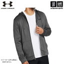 アンダーアーマー 【 UNDER ARMOUR 】 UAアーマーフリース フルジップ フーディー キャッスルロック/ブラック 1373357 【メール便不可】[...