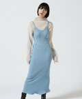 ★SALE｜【RoyalFlash】Ballet by BACKLASH/バレエ バイ バックラッシュ/別注Knit easy dress レディース キャミワンピース ストレッチ ※セール/アウトレット品につき交換 返品不可