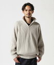 ★SALE【GARDEN】Toironier/トワロニエ/Half Zip Knit ※セール/アウトレット品につき交換 返品不可(4)