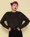 ★SALE【LHP】ord/オルド/ショートモヘアクルーネックニット ※セール/アウトレット品につき交換 返品不可
