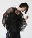 yRoyalFlashzMAISON SPECIAL/]XyV/Tulle Camisole Bolero