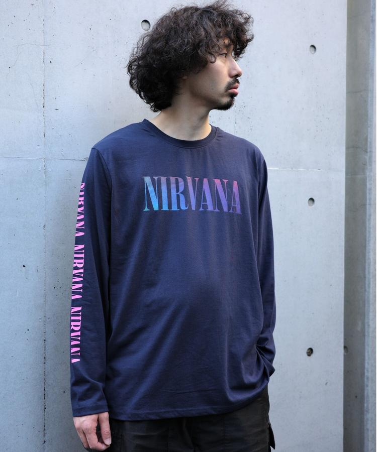 【BEAVER】NIRVANA/ニルヴァーナ ANGELIC GRADIENT L/S TEE　ロンT