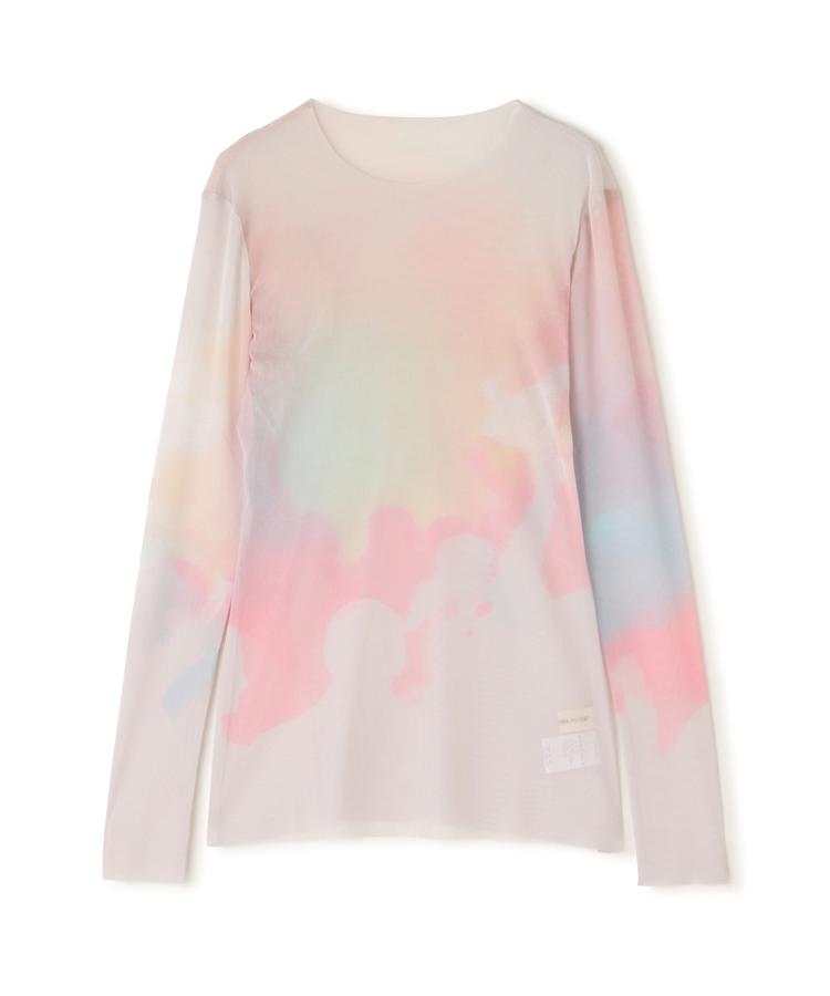 ★SALEVOLTAGE CONTROL FILTER/ヴォルテージコントロールフィルター/PHOTO PRINT POWER NET LS ※セール/アウトレット品につき交換 返品不可 Tシャツ 長袖 レディース 女性 ※セール/アウトレット品につき交換 返品不可