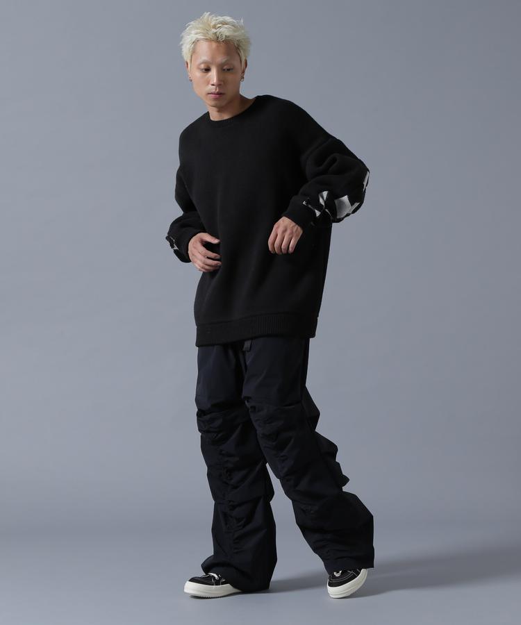 ★SALE【LHP】DankeSchon/ダンケシェーン/LAYERNYLON PUCKERING PANTS ※セール/アウトレット品につき交換 返品不可