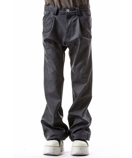 ★SALE【RoyalFlash】A.F ARTEFACT/Synthetic Leather Flare Baggy Pants af_24fw ※セール/アウトレット品につき交換 返品不可 ★SALE【RoyalFlash】A.F ARTEFACT/Synthetic Leather Flare Baggy Pants af_24fw ※セール/アウトレット品につき交換 返品不可