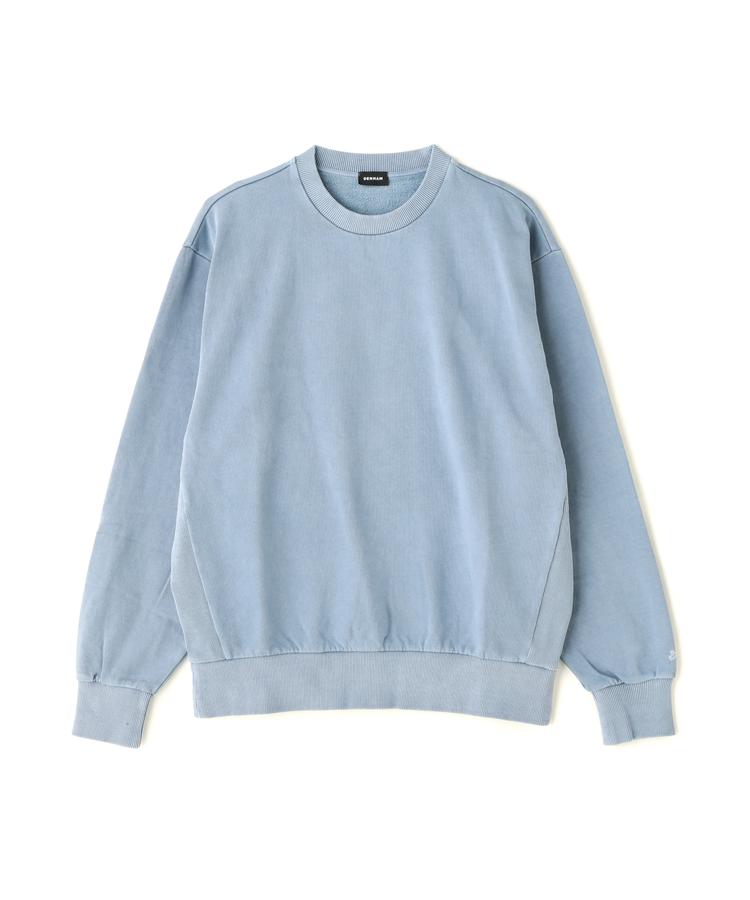 デカサイ XL DENHAM クルーネック トレーナー スウェット ブルー デカサイ XL DENHAM クルーネック トレーナー スウェット ブルー