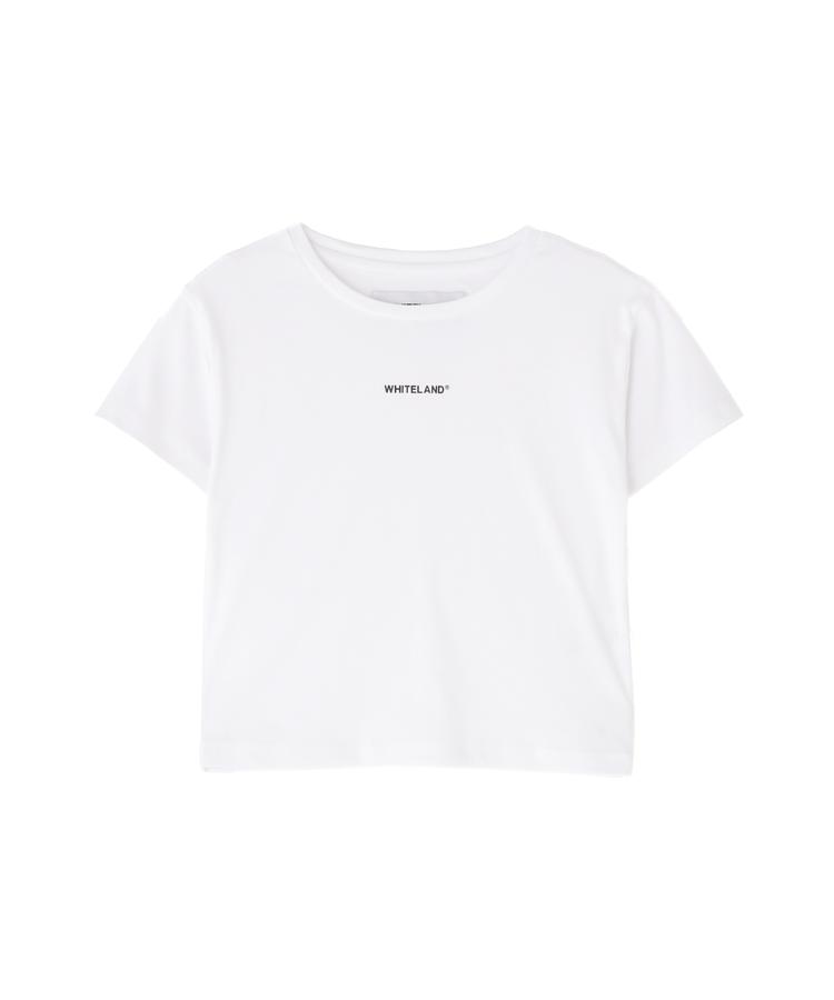 ★SALE【LHP】WHITELAND/ホワイトランド/CHIBI TEE Tシャツ カットソー 半袖 クロップド丈 ピチT 黒 ブラック ホワイト 白 レディース 女性 シンプル ※セール/アウトレット品につき交換 返品不可