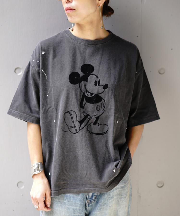 【B’2nd】GOOD ROCK SPEED (グッドロックスピード) 別注ペインティングミッキーTシャツのサムネイル