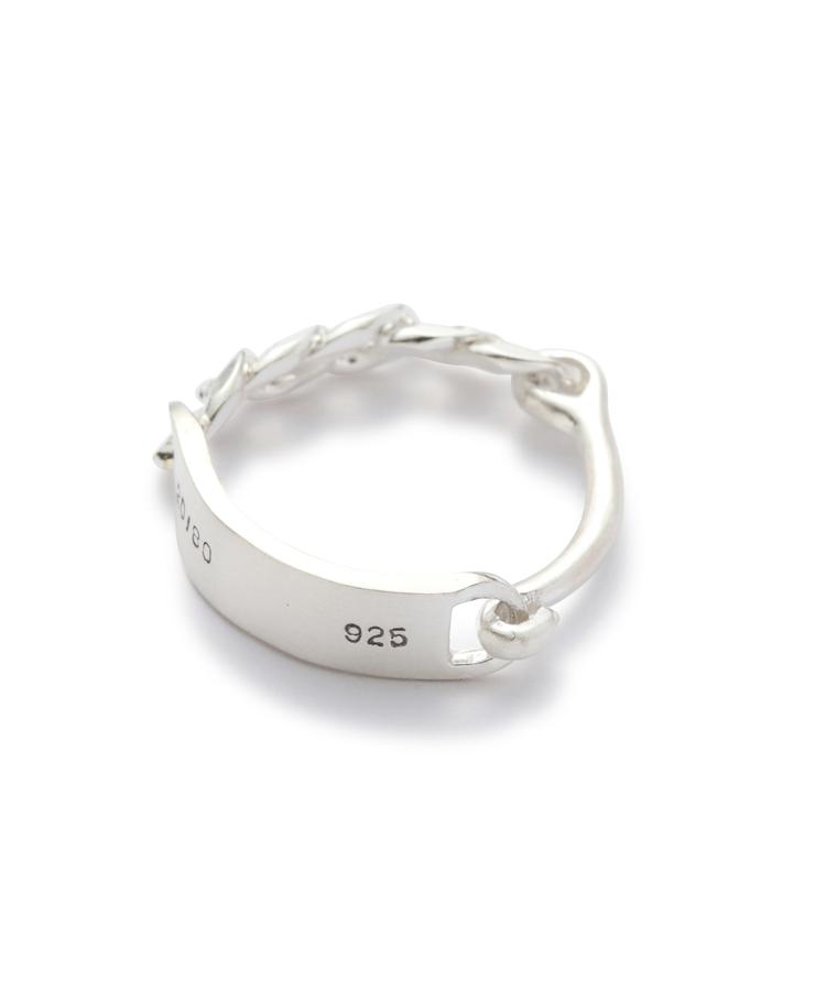��LHP�ۡ�20/80�ۥȥ�����ƥ��������ƥ���/STERLING SILVER MIXED ID CHAIN RING