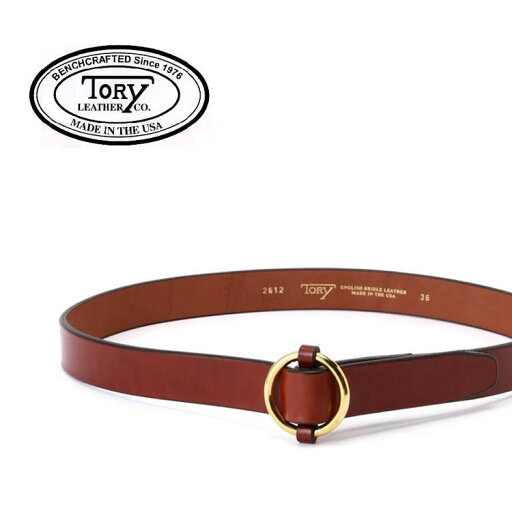 【B'2nd】TORY LEATHER(トリーレザー)Strap Belts with Ring Buckle 国内正規品 ストラップベルトウィズリングバックル メンズ ベルト 【B'2nd】TORY LEATHER(トリーレザー)Strap Belts with Ring Buckle 国内正規品 ストラップベルトウィズリングバックル メンズ ベルト