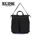 SLOW バッグ メンズ 【B'2nd】SLOW(スロウ)WRINKLES-helmet bag 国内正規品 メンズ ヘルメットバッグ