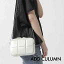 【B 039 2nd】ADD CULUMN(アドカラム) PUFF - CROSSBODY EC レディース キルティングバッグ チェーンショルダー 斜め掛け bag_b2nd