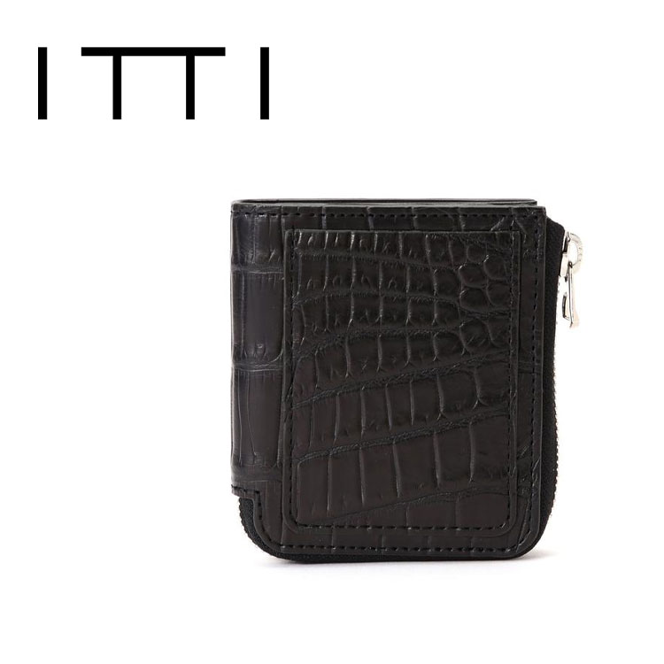 【B’2nd】ITTI/イッチ/CRISTY VERY COMPACT WLT .5 / CROCO クロコダイル コンパクトウォレット 財布 正規品