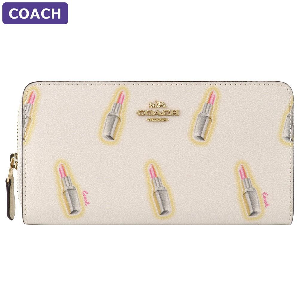 【ポイント10倍】コーチ COACH 財布 長財布 C3313 IMCAH ラウンドジップ リップ柄 アウトレット レディース ウォレット 新作 ギフト プレゼント 有料ラッピング可