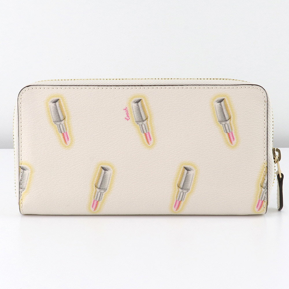 【ポイント10倍】コーチ COACH 財布 長財布 C3313 IMCAH ラウンドジップ リップ柄 アウトレット レディース ウォレット 新作 ギフト プレゼント 有料ラッピング可