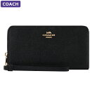 コーチ 長財布 レディース コーチ COACH 財布 長財布 C3441 IMBLK ストラップ付 ラウンドジップ アウトレット レディース ウォレット 新作 プレゼント 大容量 ラウンドファスナー