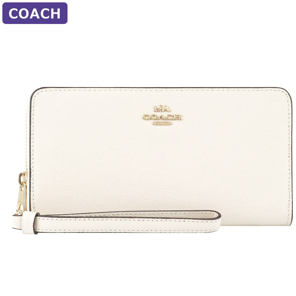 コーチ COACH 財布 長財布 C3441 IMCHK ストラップ付 ラウンドジップ アウトレット レディース ウォレット 新作 プレゼント 大容量 ラウンドファスナー