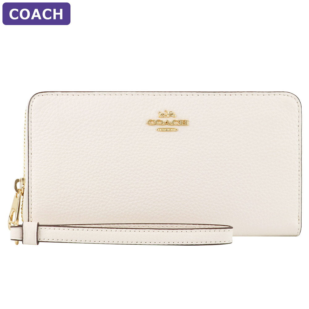 コーチ 長財布 レディース コーチ COACH 財布 長財布 C4451 IMCHK ストラップ付 ラウンドジップ アウトレット レディース ウォレット 新作 プレゼント 大容量 ラウンドファスナー