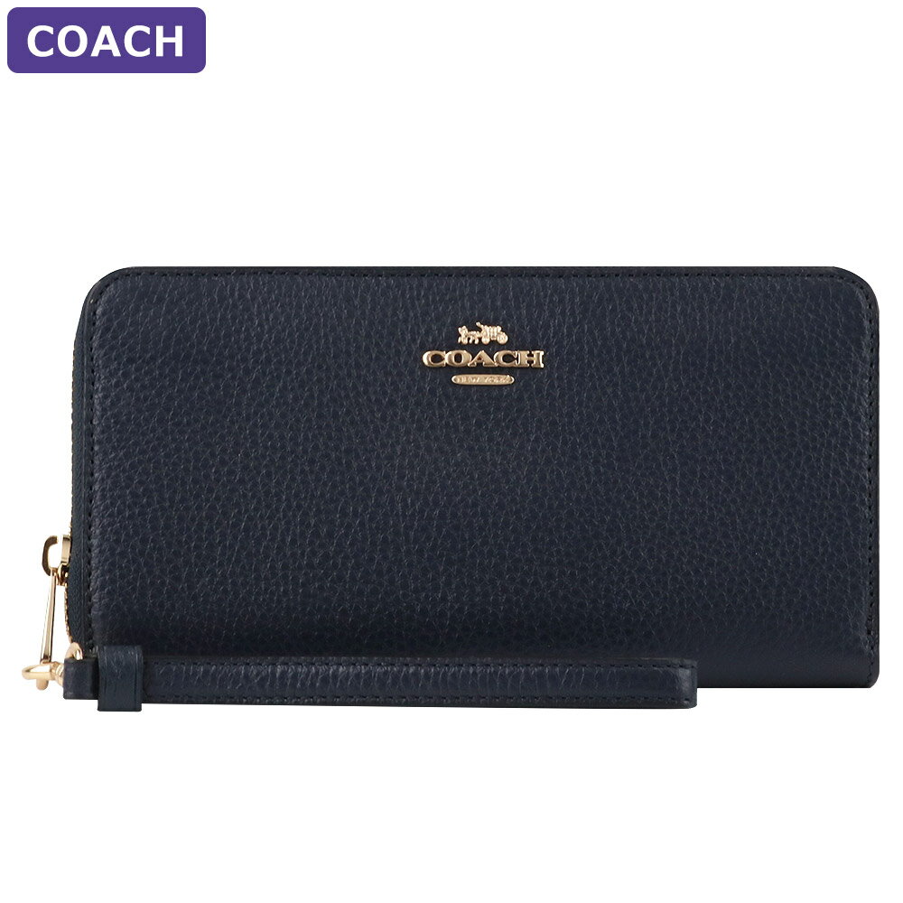 コーチ COACH 財布 長財布 C4451 IMMID ストラップ付 ラウンドジップ アウトレット レディース ウォレット 新作 プレゼント 大容量 ラウンドファスナー