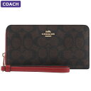 コーチ COACH 財布 長財布 C4452 IMRVQ ストラップ付 シグネチャー アウトレット レディース ウォレット 新作 プレゼント