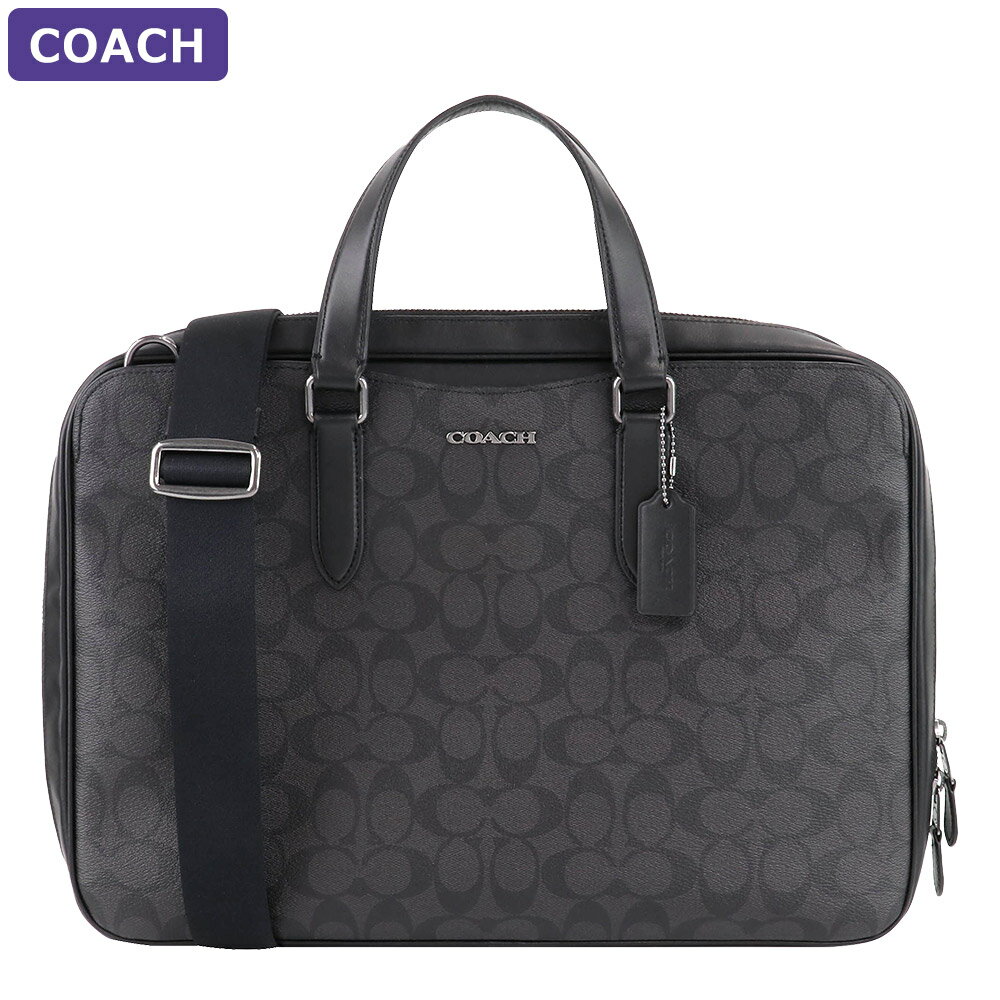 【最大1000円クーポン】 コーチ COACH バッグ ブリーフケース C8172 QBN3A 2way A4対応 シグネチャー アウトレット メンズ 新作