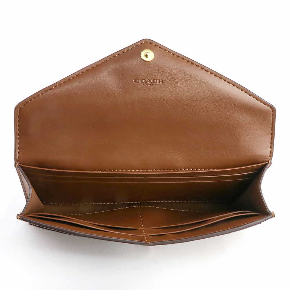 【ポイント10倍】コーチ COACH 財布 長財布 3034 IME74 シグネチャー アウトレット レディース ウォレット 新作 ギフト プレゼント 有料ラッピング可能