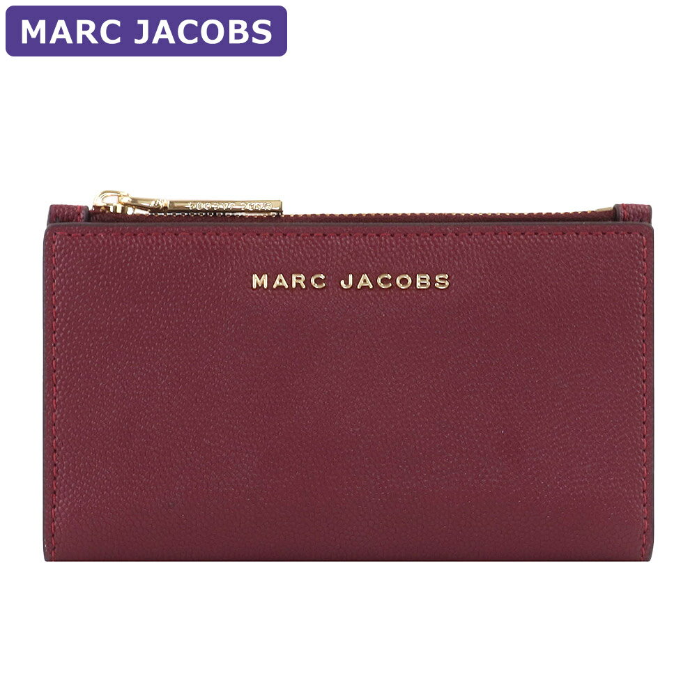 マーク ジェイコブス 二つ折り財布 レディース マークジェイコブス MARC JACOBS 財布 二つ折り財布 S105M06SP21 605 トップジップ アウトレット レディース ウォレット 新作