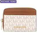 マイケル・コース 革小銭入れ レディース マイケルコース MICHAEL KORS 財布 コインケース 35H9GTVZ2B VANILLA シグネチャー カードケース アウトレット レディース ウォレット 新作 有料ラッピング可 ラウンドファスナー