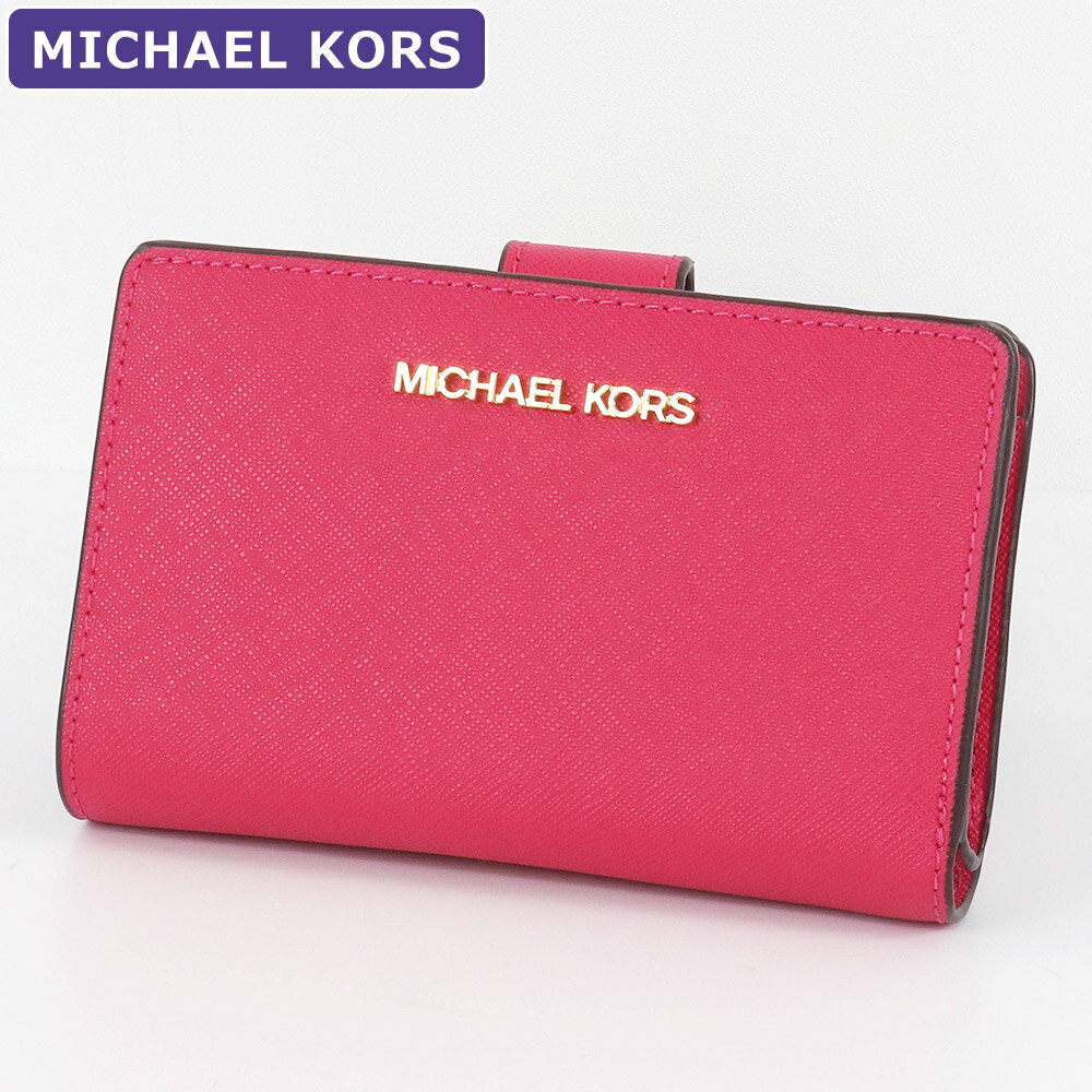 マイケル・コース 二つ折り財布 レディース マイケルコース MICHAEL KORS 財布 二つ折り財布 35F7GTVF2L ELECTRICPNK IDウィンドウ アウトレット レディース ウォレット 新作