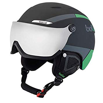 bolle B-YOND VISOR バイザー付ヘルメット ブラック/グリーン 58-61cm Lサイズ