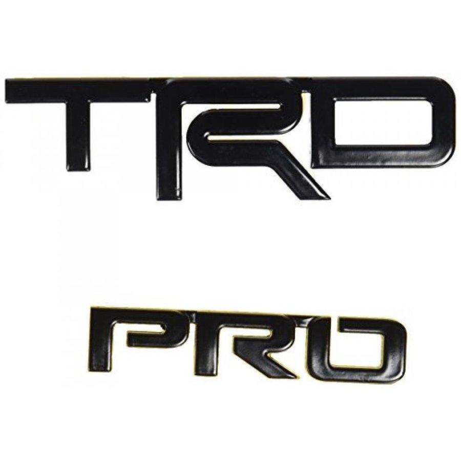 USトヨタ 純正品 TOYOTA タコマ 4ランナー TRD Pro エンブレム ブラック