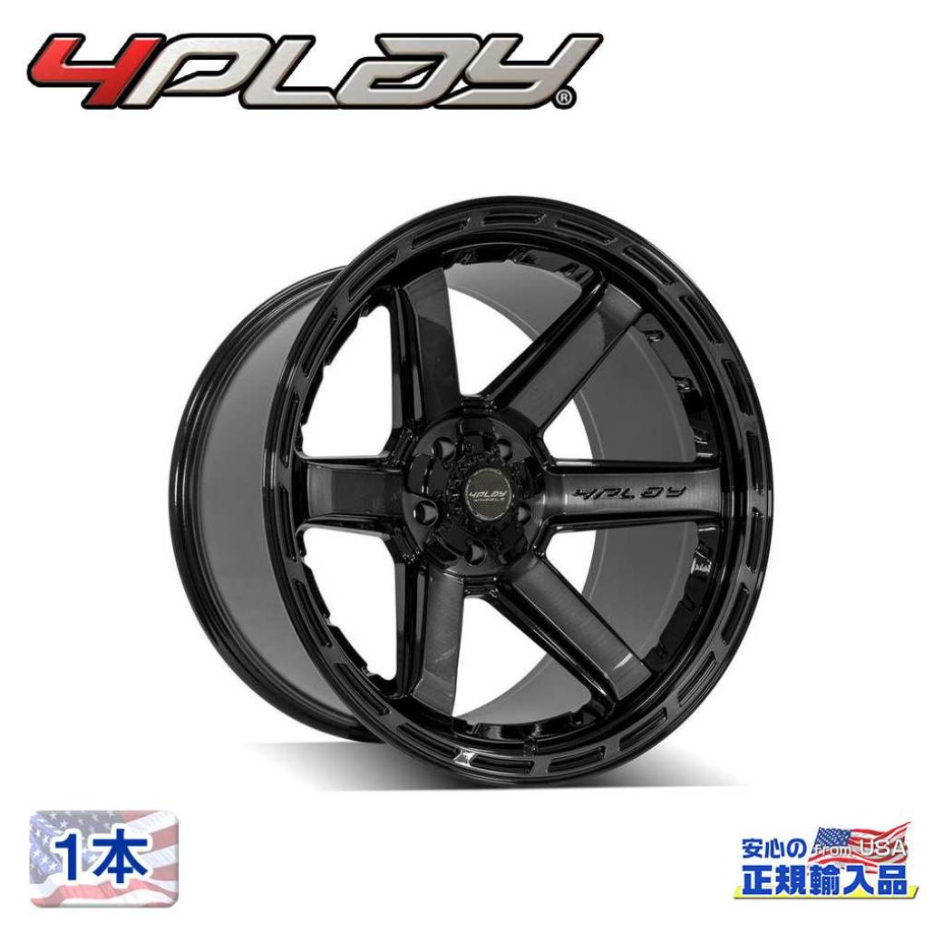 【4PLAYWHEELS(4プレイ)正規品】22インチアルミホイール 1本Gen3/4P63 22×10 6H139.7 -18 CB106.1グロ..