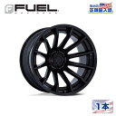 【FUEL OFFROAD (フューエルオフロード) 正規代理店】20インチホイール 1本FC403 BURN 20×9 6H 139.7 +1 CB106.1MATTE BLACK W/ GLOSS BLACK LIP(マットブラック/グロスブラックリップ)汎用/FC403MX20906801(2)