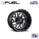 【FUEL OFFROAD (フューエルオフロード) 正規代理店】26インチアルミホイール 1本D581 TRITON トライトン26×12 8H165.1 -44 CB125.1グロスブラックミルド 汎用/D58126208247(2)