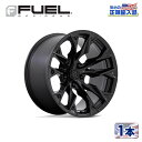 【FUEL OFFROAD(フューエルオフロード)正規輸入総代理店】20インチアルミホイール 1本汎用 D804 FLAME5 フレームファイブ ブラックアウト20×9 5H 139.7 +1 CB78.1