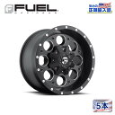 【FUEL OFFROAD (フューエルオフロード) 正規代理店】16インチアルミホイール 5本セットD525 REVOLVER リボルバー16×8 6H139.7 +1 CB108マットブラックミルド 汎用/D52516808345