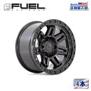 【FUEL OFFROAD (フューエルオフロード) 正規代理店】17インチアルミホイール 4本セットD810 SYNDICATE(シンジケート)17×9 5H127 -12 CB71.5ブラックアウト 汎用/D81017907545