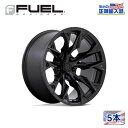【FUEL OFFROAD (フューエルオフロード) 正規代理店】20インチアルミホイール 5本セットD804 FLAME 5(フレーム ファイブ)20×12 5H127 -44 CB71.5ブラックアウト 汎用/D80420207547