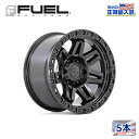 【FUEL OFFROAD (フューエルオフロード) 正規代理店】17インチアルミホイール 5本セットD810 SYNDICATE(シンジケート)17×9 6H139.7 -12 CB106.1ブラックアウト 汎用/D81017908445