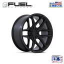 【FUEL OFFROAD (フューエルオフロード) 正規代理店】18インチアルミホイール 4本FC854MX FLUX フラックス BLACKOUT(ブラックアウト)18×9J 6H 139.7 +20 CB106.1