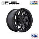 【FUEL OFFROAD (フューエルオフロード) 正規代理店】17インチホイール 5本セットD852 RUNNER OR 17×9 5H 127 +1 CB71.5BLACKOUT(ブラックアウト)汎用/D85217907550
