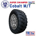 【INTERCO TIRE (インターコタイヤ) 日本正規輸入総代理店】タイヤ1本SUPER SWAMPER (スーパースワンパー) Cobalt M/T (コバルト)37x14.50R18 ブラックレター ラジアル