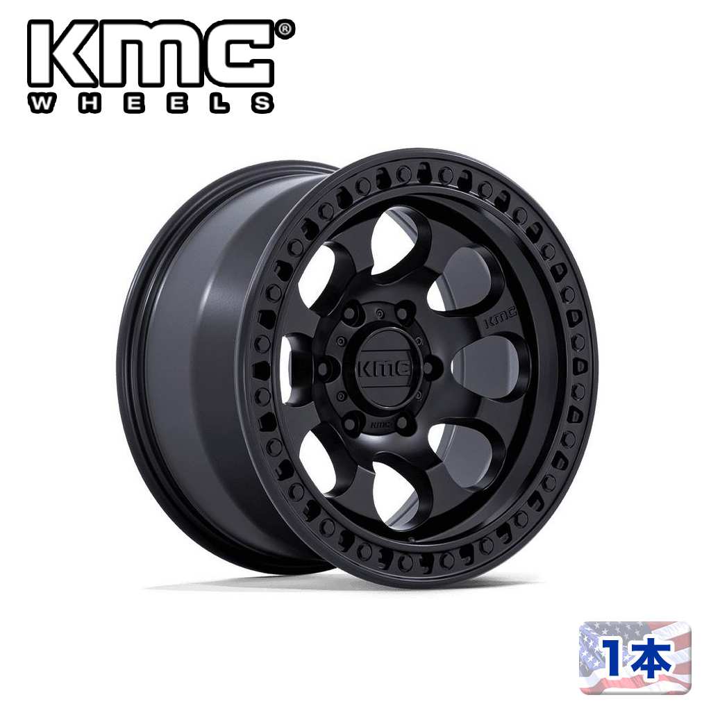 KMC(ॷ)Ź17ߥۥ1KM550 RIOT SBL178.5J 6H 135 +10 CB87.1SATIN BLACK 