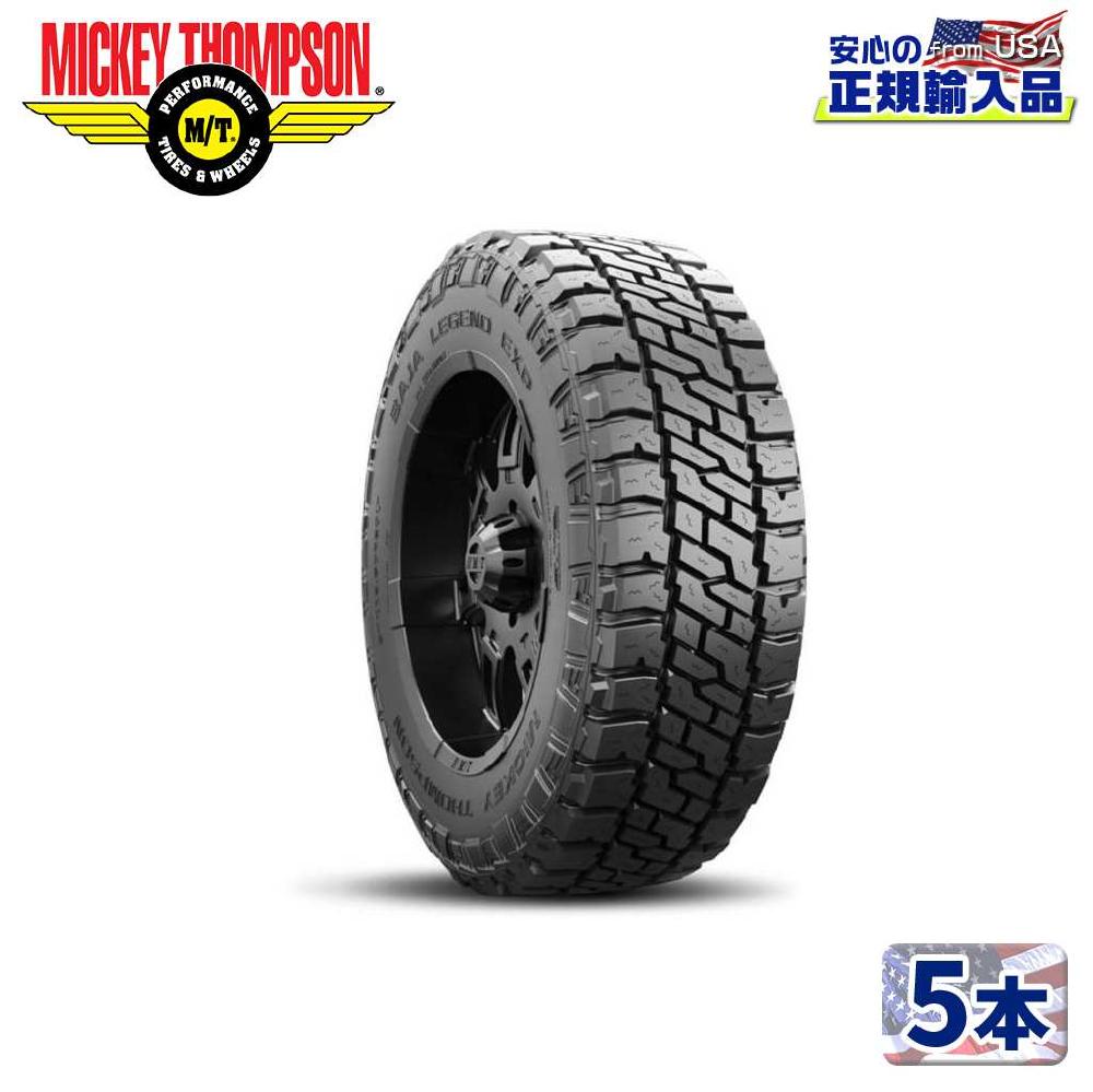 【MICKEY THOMPSON (ミッキートンプソン) 日本正規輸入総代理店】BAJA LEGEND EXP 17インチタイヤ 5本セットLT295/70R17 121/118Q ホワイトレターラジアル AT 汎用