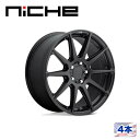 【NICHE(ニッチェ)日本総代理店】20インチアルミホイール 4本汎用 M147 ESSEN マットブラック20×9J 5H 108 +38 CB63.36(2)