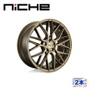 【NICHE(ニッチェ)日本総代理店】19インチアルミホイール 2本汎用 M191 GAMMA マットブロンズ19×8.5J 5H 112 +42 CB66.56(2)