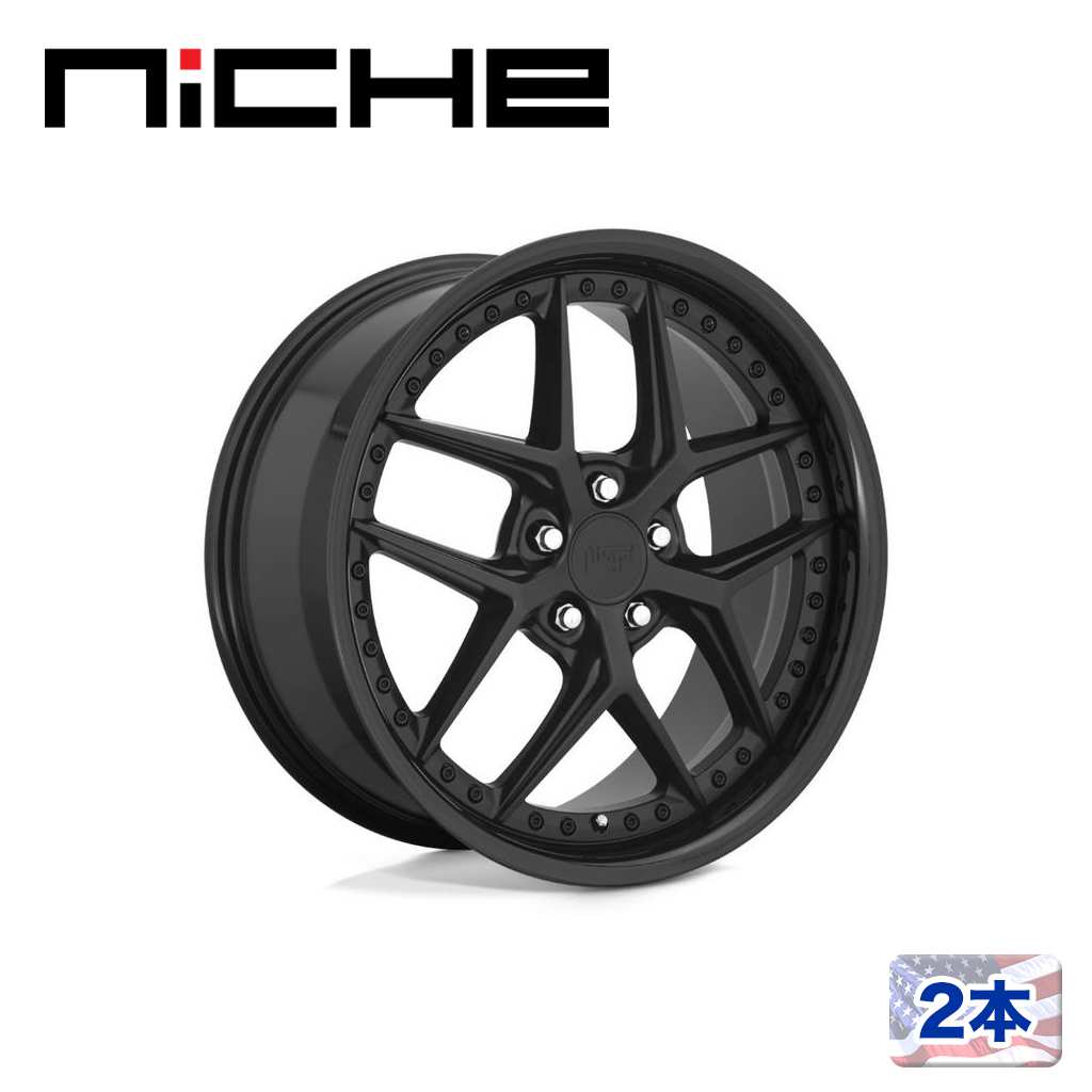 20インチアルミホイール 2本汎用 M226 VICE グロスブラック/マットブラック20×9J 5H 120 +35 CB72.56
