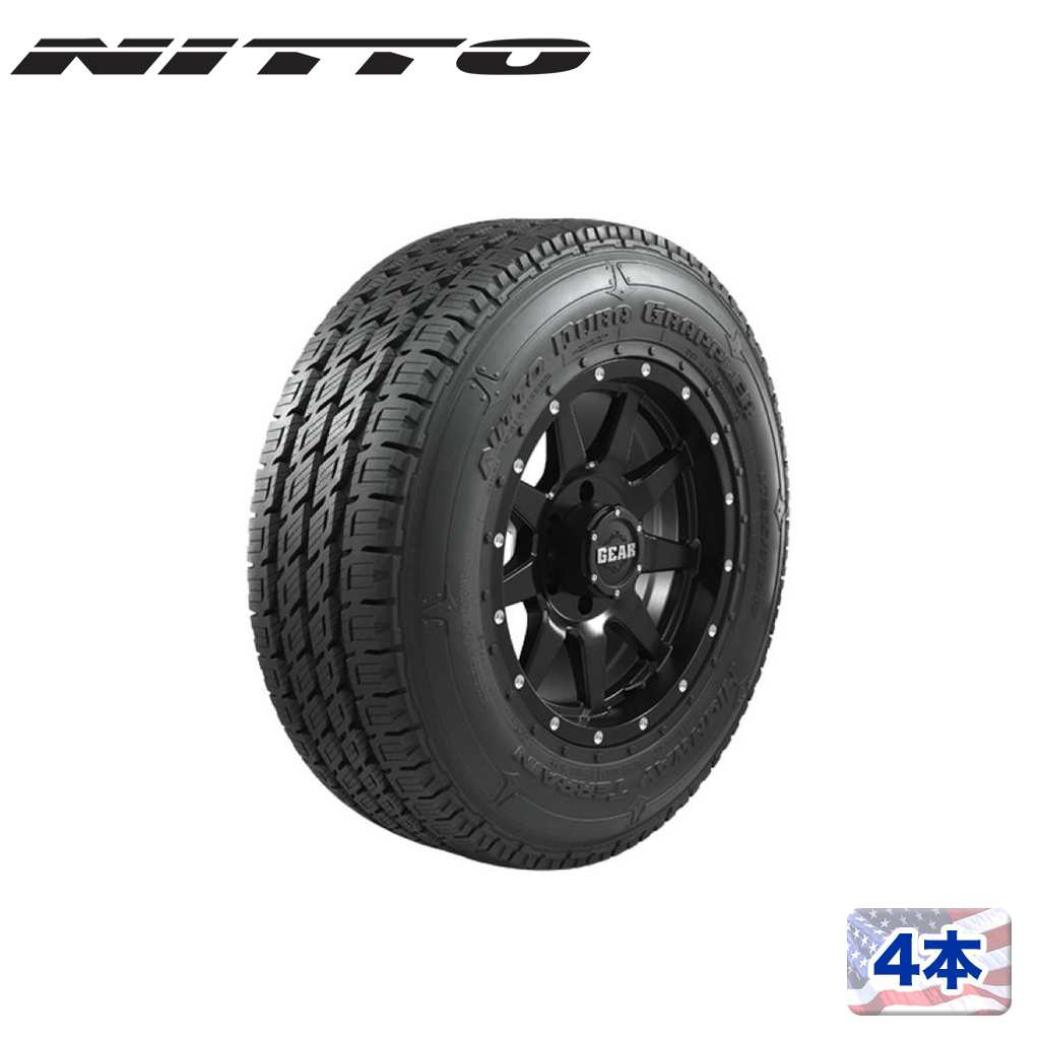 【NITTO TIRE(ニットータイヤ)正規品】16インチタイヤ 4本セットDURA GRAPPLER 245/75R16ラジアルタイヤ ブラックレターハイウェイテレーン 汎用